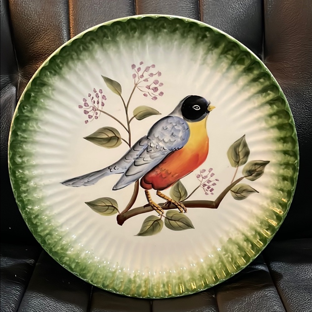 Pacific Rim China Hand Painted Bird Plate